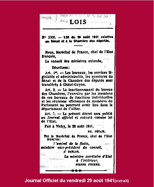 Dossiers Dhistoire Le Sénat 1940 1944 Le Déménagement Sénat 0848