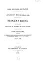 Procès-verbal des séances (tome 2)