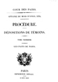 Les témoins des faits de Paris