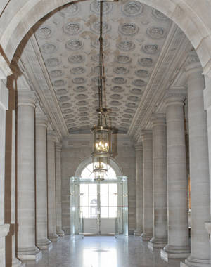 Vue d'ensemble du vestibule actuel