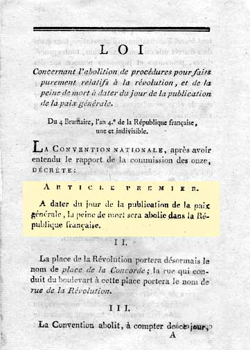 Loi du 4 brumaire an IV