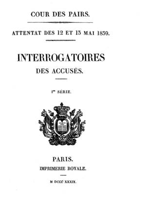 Interrogatoires des accusés