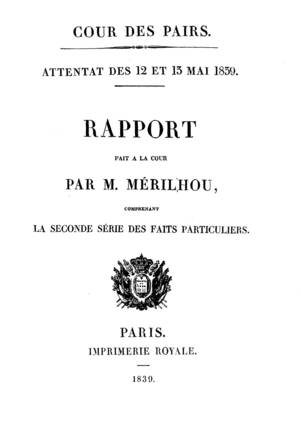 Procès-verbaux et rapports (2ème série)