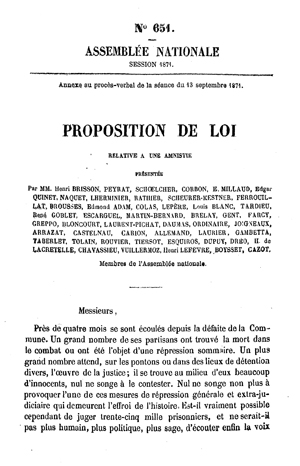 proposition de Henri Brisson