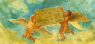 Extrait de la coupole - Eugène Delacroix ©Photographes du Sénat Extrait de la coupole - Eugène Delacroix ©Photographes du Sénat