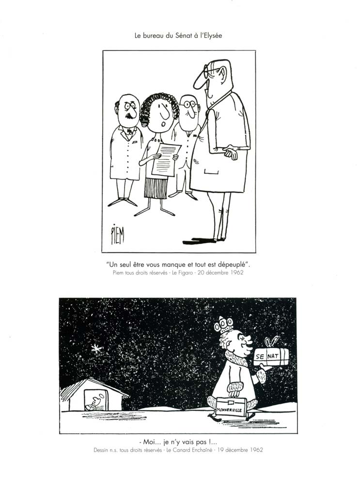 Caricatures de Gaston Monnerville