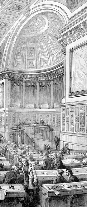 Intérieur de la Chambre des Pairs