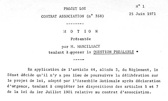 La Question Préalable Sénat 6000